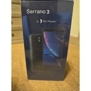 Sealed Serrano 3 Hot Pepper Android Smart Phone Model: HPP-L55B 5mp Camera